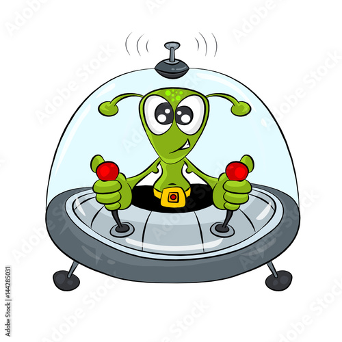 Cartoon UFO