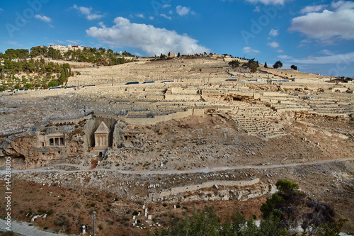 Jerusalem - 11 November, 2016: Mount of olives view, Jerusalem