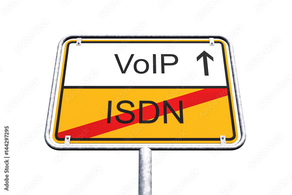 Ortsschild - Ortstafel - VoIP - ISDN - Freisteller Ortsschild - Ortstafel - VoIP - ISDN - Freisteller