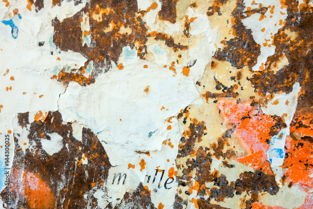 Fototapeta premium Old posters grunge textures and backgrounds