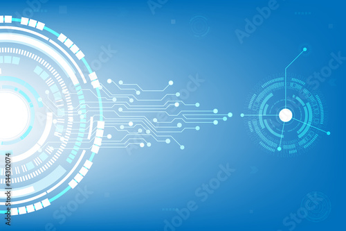 Vector circuit communication concept for technology background