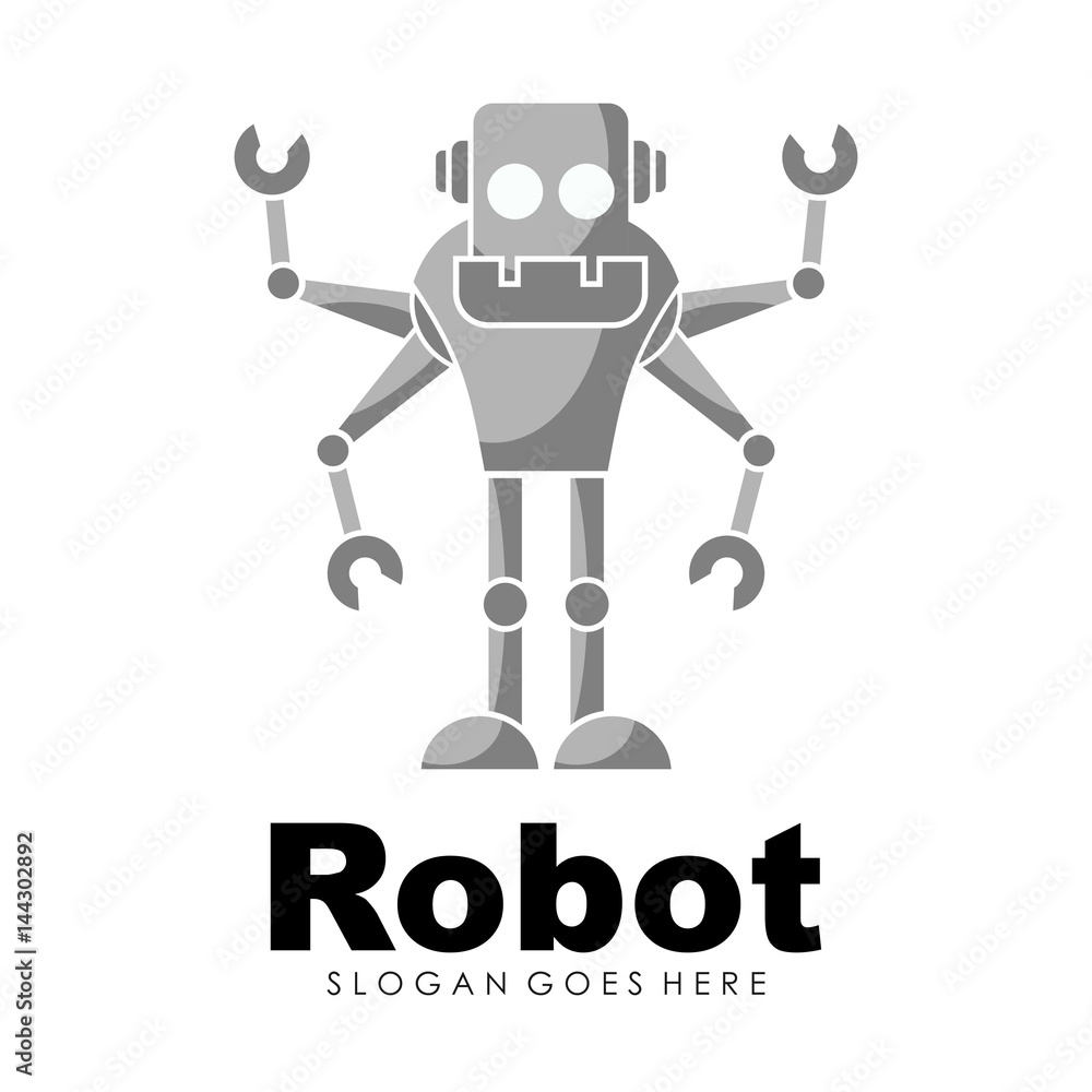 Robot icon and illustration vector Robot icon and illustration vector