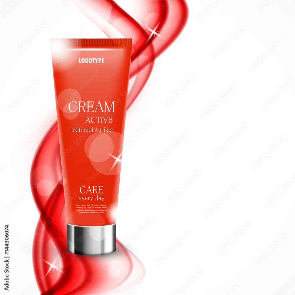 Skin moisturizer cosmetic design template Skin moisturizer cosmetic design template