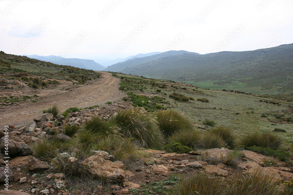 Beautiful landscape and scenery in Lesotho, Southern Africa Beautiful landscape and scenery in Lesotho, Southern Africa