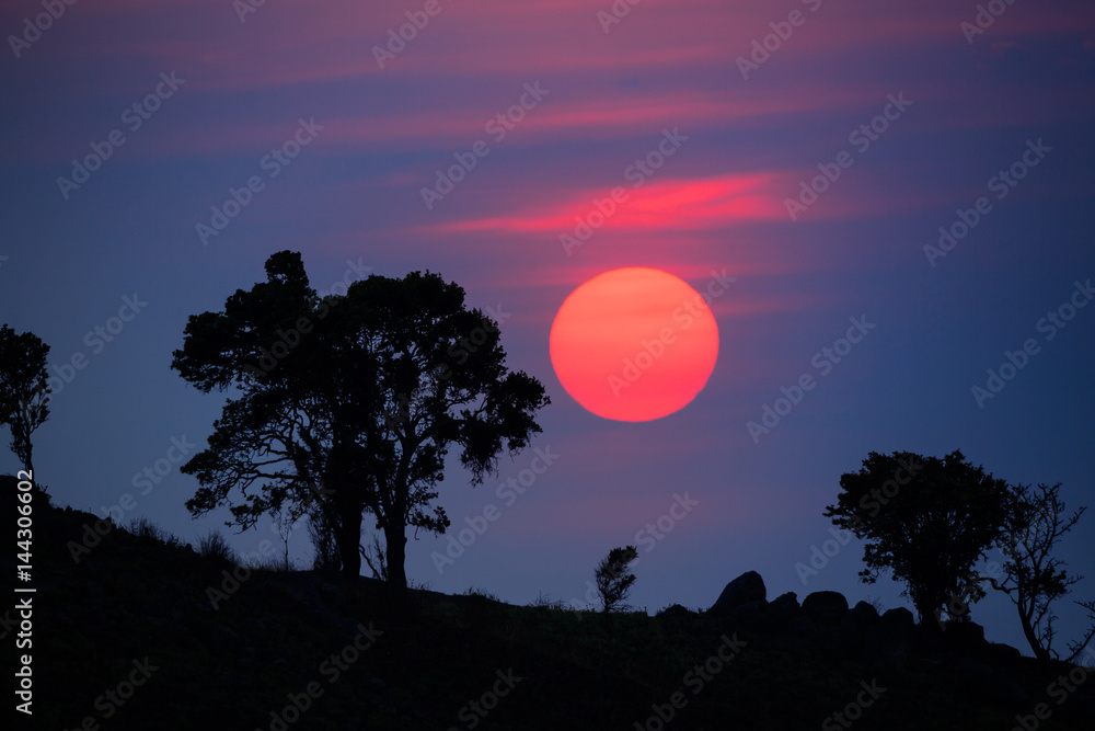 Sunset in Nyika National Park - Malawi