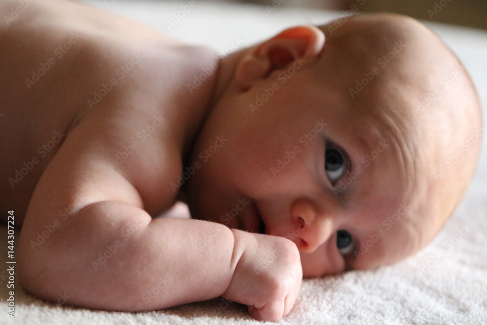 People: Baby lying down People: Baby lying down