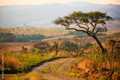 Fototapeta samoprzylepna Krajobraz w krajobrazowym parku narodowym - Malawi