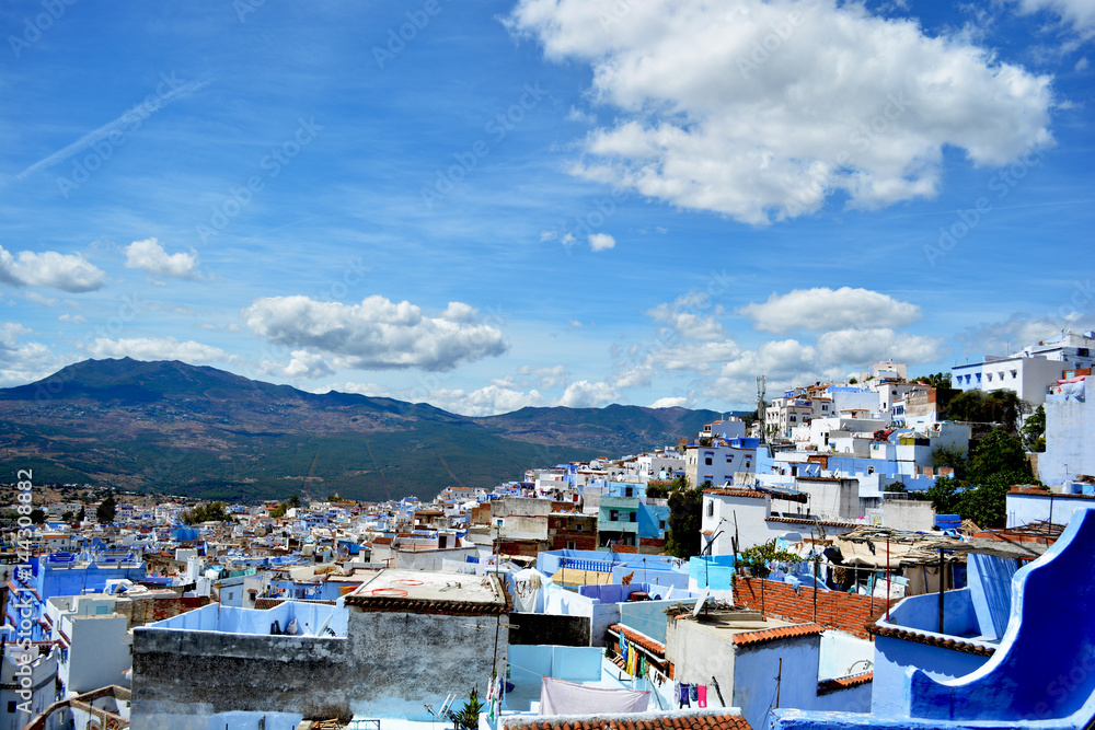 chefchaouen, pueblo azul en el norte de marruecos