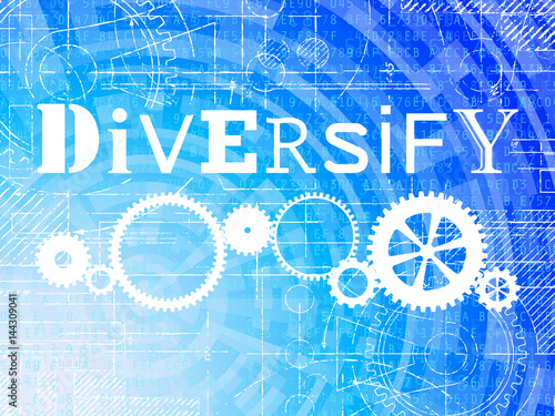 Diversify High Tech Background