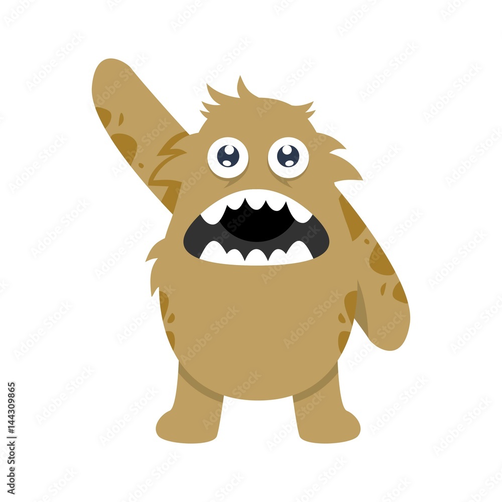 Monster character illustration vector Monster character illustration vector