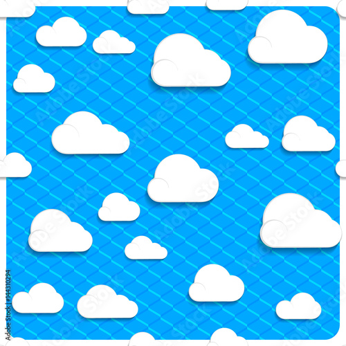 Seamless clouds and sky in the mesh, simply remove the layer of the frame. cloudlet_002