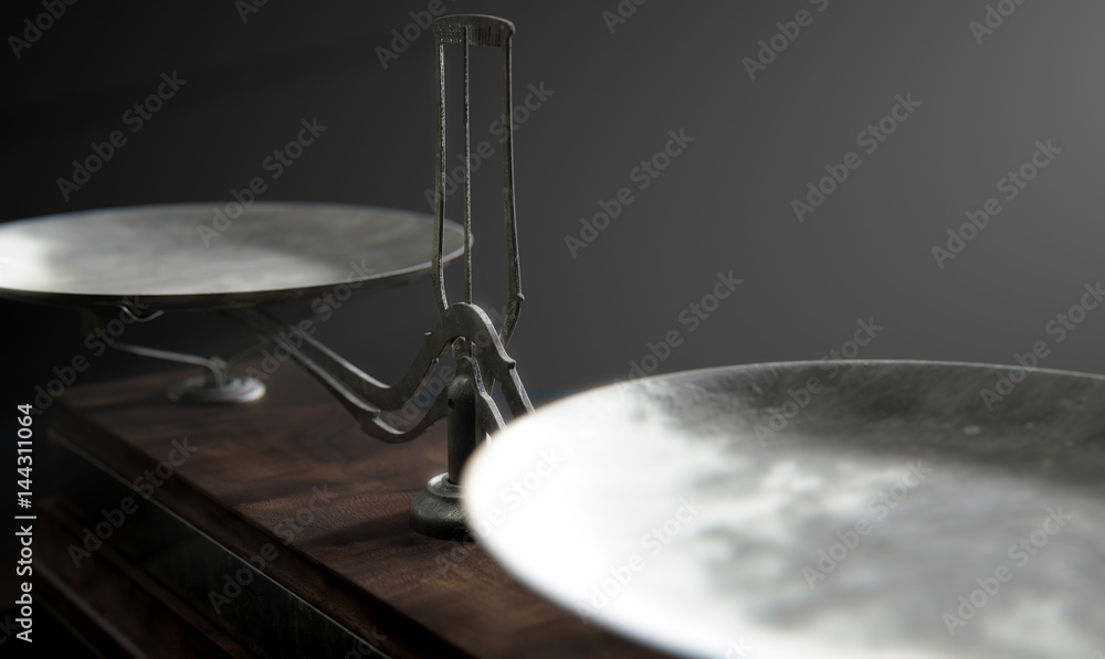 Obraz premium Balance Scale Comparison