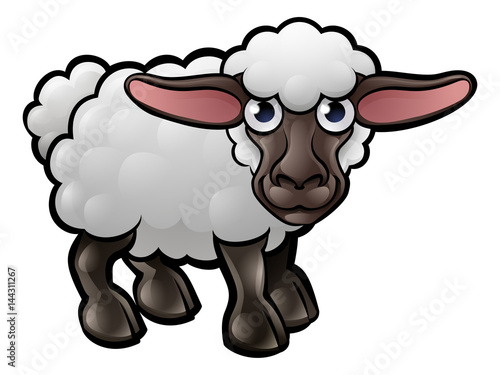 Sheep Farm Animals Cartoon ...