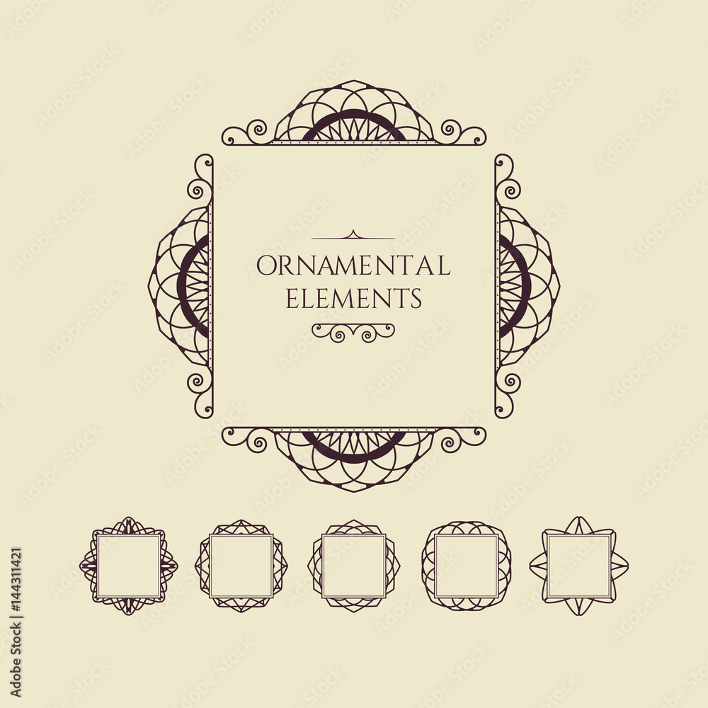 Vector Decorative Frames Vector Decorative Frames