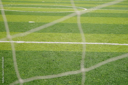 Football stadium sports facilities close-up
