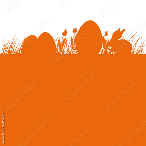 Ostern Silhouetten 