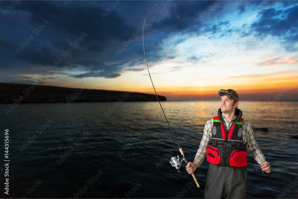 Obraz premium Fisherman.