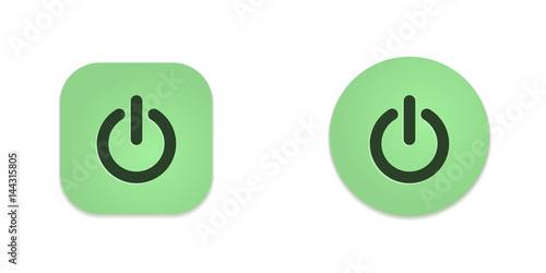 Vector Green Web Buttons