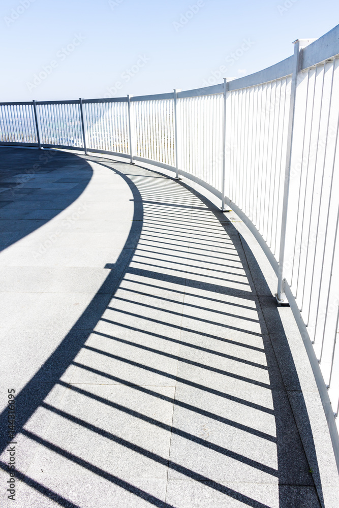 Obraz premium Abstract Railing with Light and Shadow