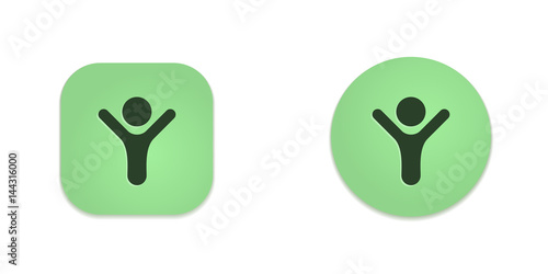 Vector Green Web Buttons
