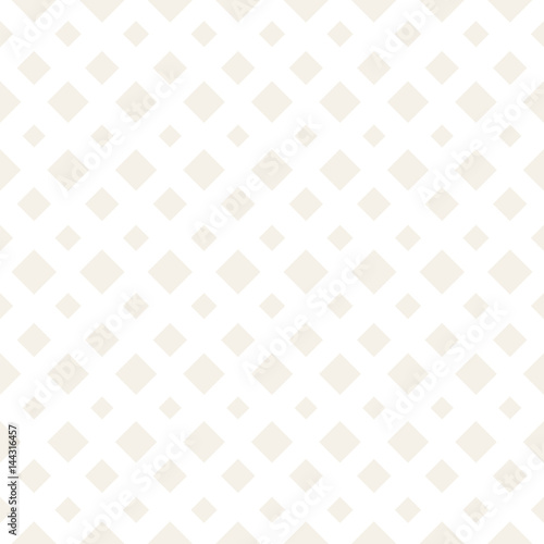 Repeating Rectangle Shape Halftone. Vector Seamless Monochrome Pattern