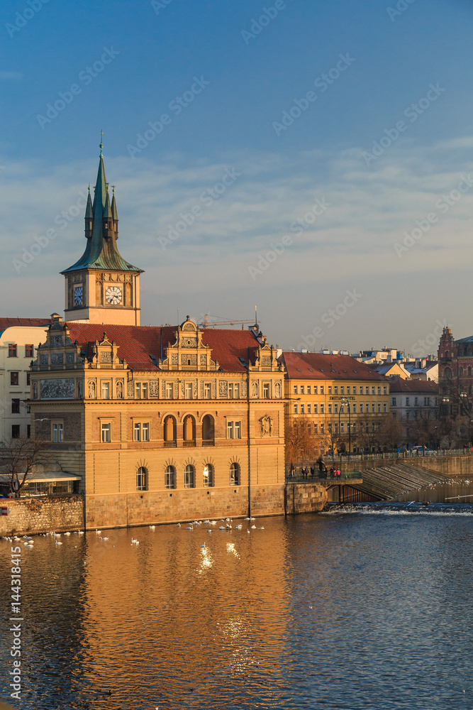 Praga - widok z mostu Karola