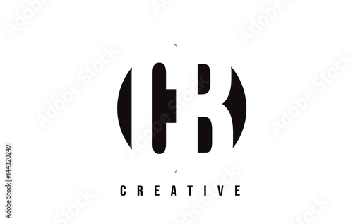 CB C B White Letter Logo Design with Circle Background.