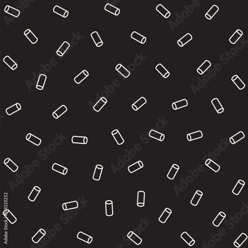 Seamless primitive jumble minimalism patterns. Randomly scattered geometric shapes. Abstract retro backgroun