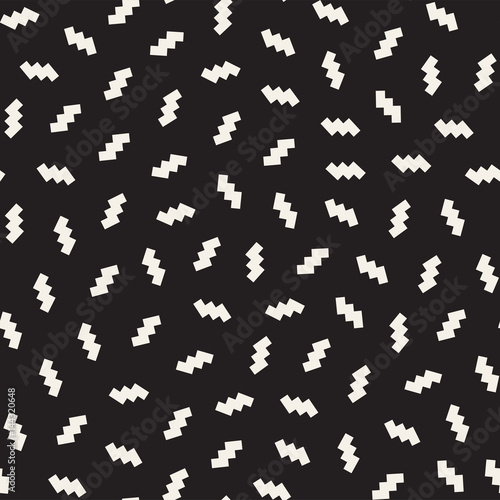 Seamless primitive jumble minimalism patterns. Randomly scattered geometric shapes. Abstract retro backgroun