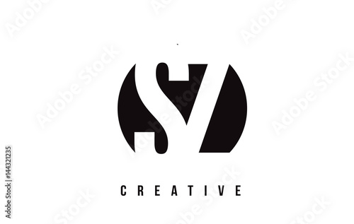 SZ S Z White Letter Logo Design with Circle Background.