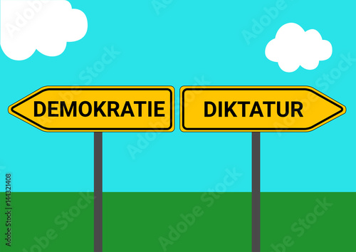 Wegweiser Demokratie Diktatur