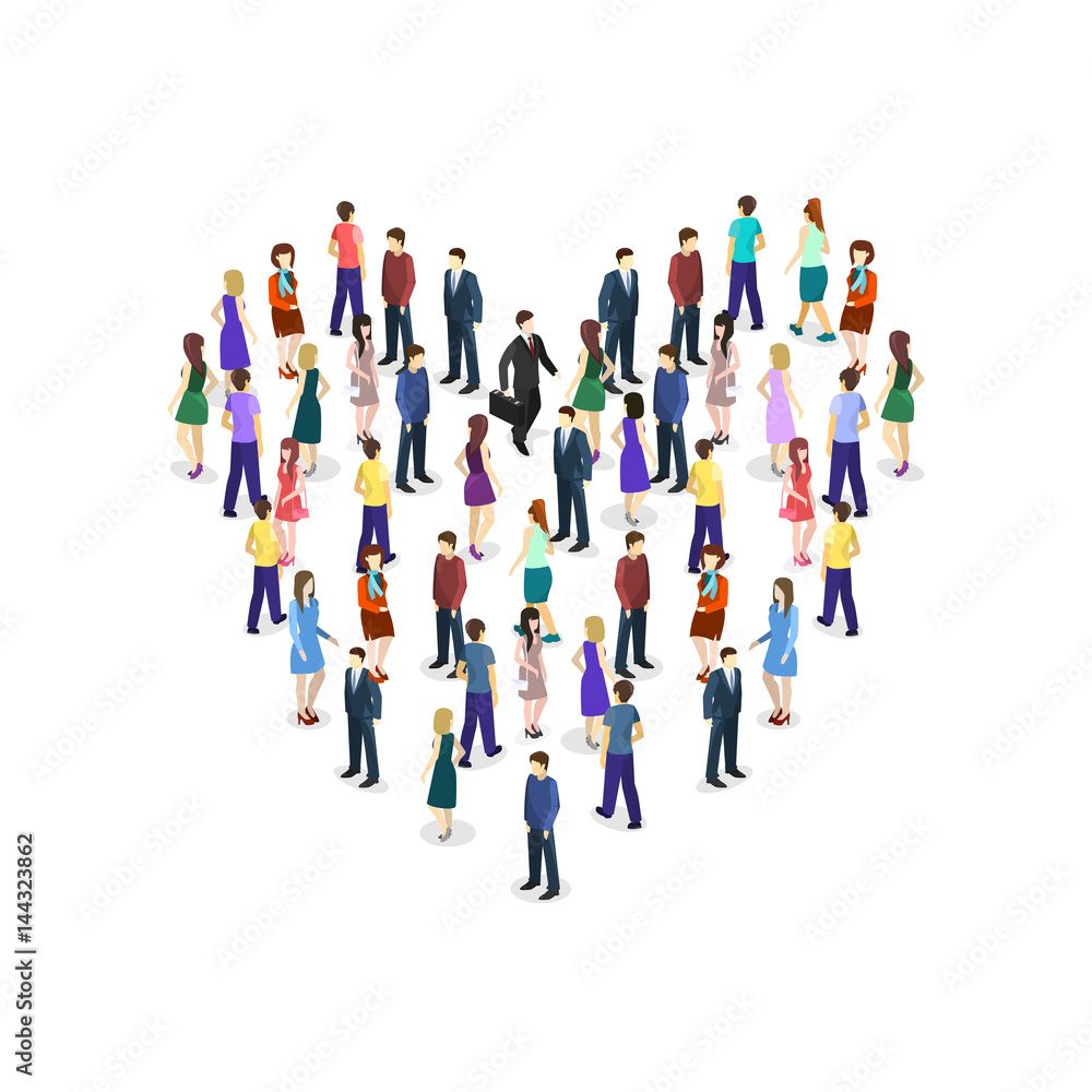 large crowd of people standing in the shape of heart large crowd of people standing in the shape of heart