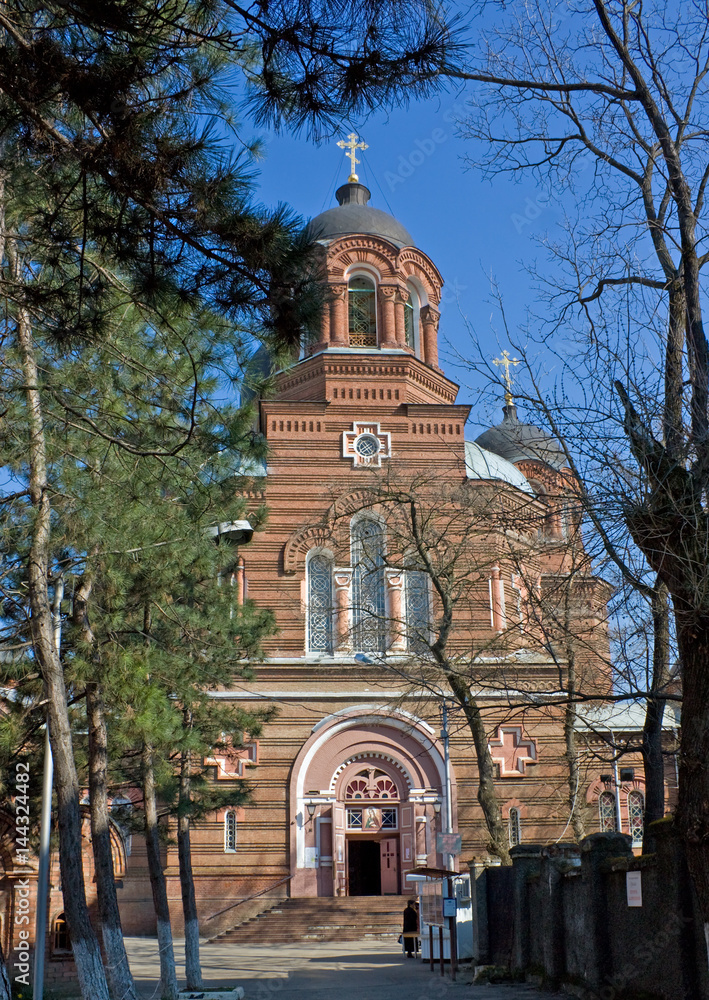 Fototapeta premium St. Catherine's Cathedral in Krasnodar. Russian Federation