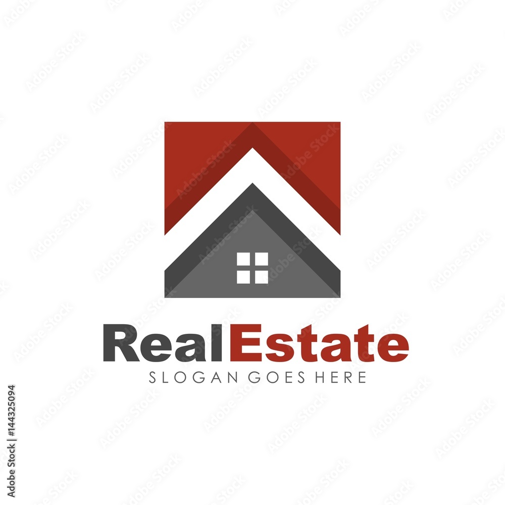 Real estate, house, building and property logo for logotype and template Real estate, house, building and property logo for logotype and template