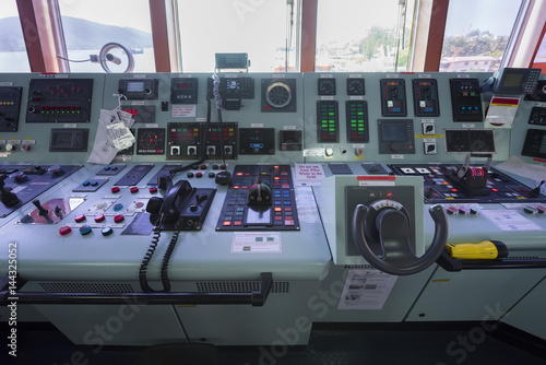 Forward console in Ship tanker 
