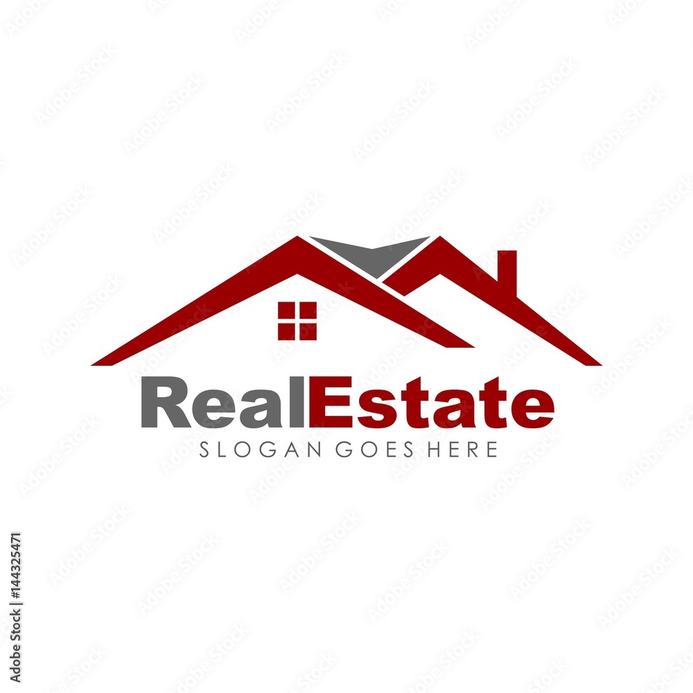 Real estate, house, building and property logo for logotype and template Real estate, house, building and property logo for logotype and template