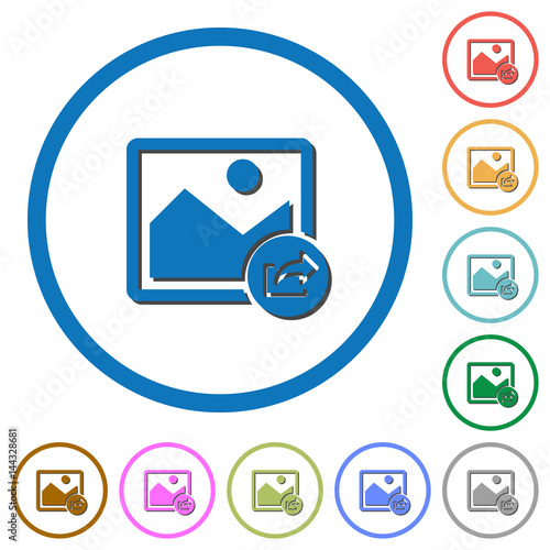 Export image icons with shadows and outlines