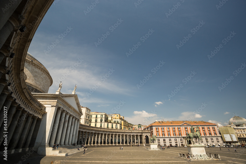 Fototapeta premium Piazza del Plebiscito, Napoli