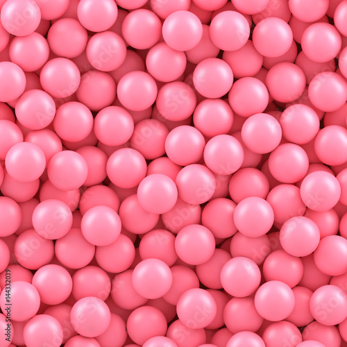 Pink candy balls background