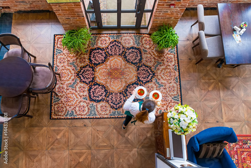 Top view of a restaurant photo