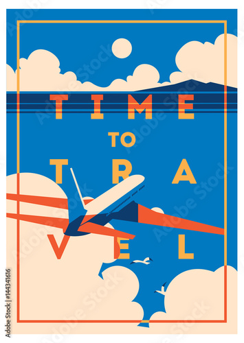 Time to Travel and Summer Holiday poster.