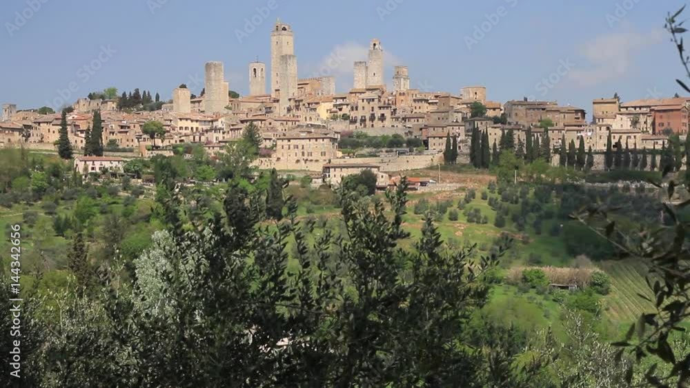 San Gimignano, medieval village famous as the Town of Fine Towers, Tuscany, Italy San Gimignano, medieval village famous as the Town of Fine Towers, Tuscany, Italy