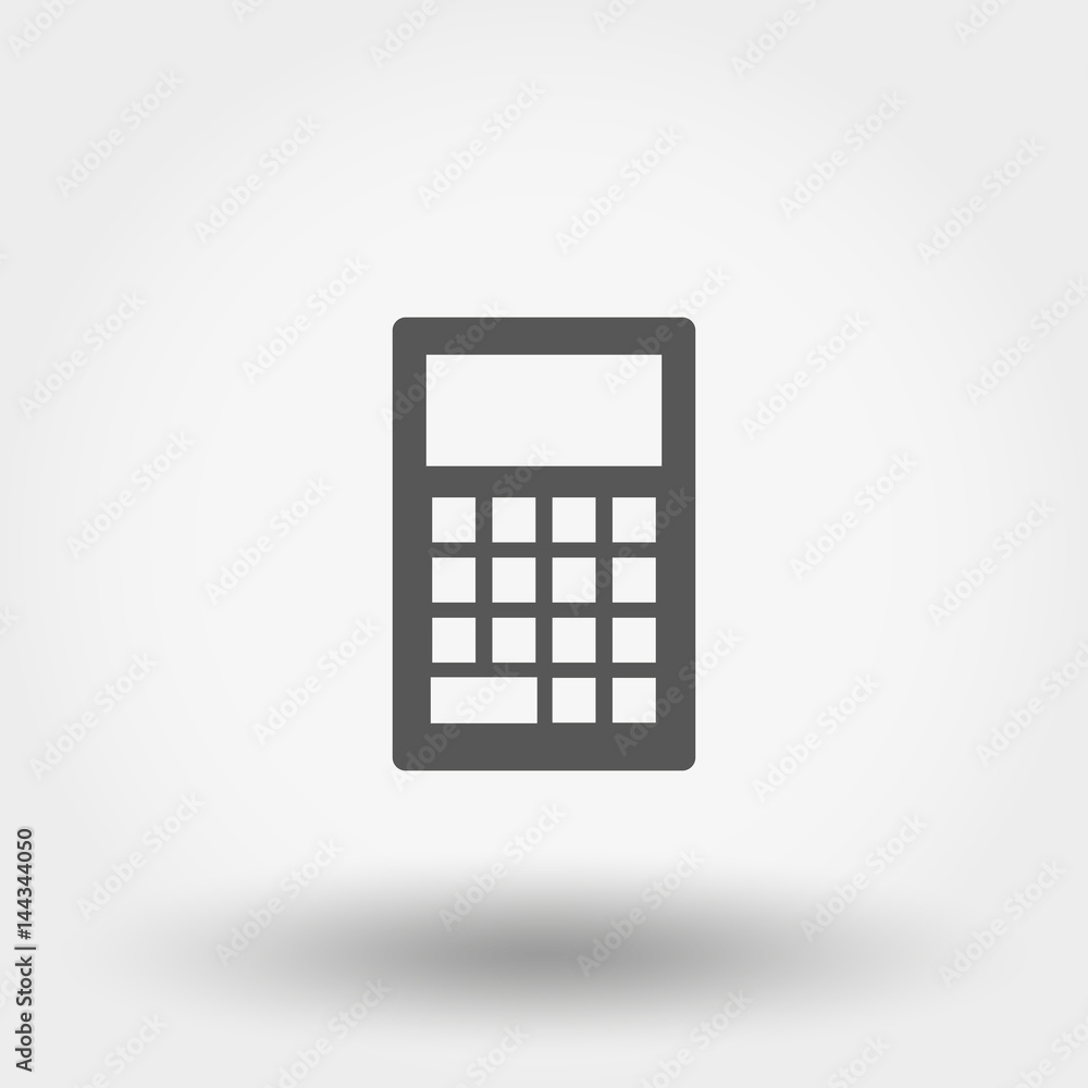 Calculator. Vector icon. Calculator. Vector icon.