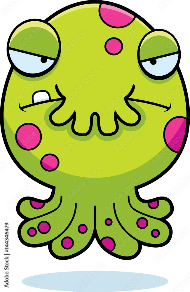 Obraz premium Mad Cartoon Monster