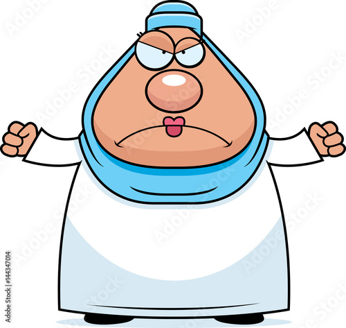 Angry Cartoon Muslim