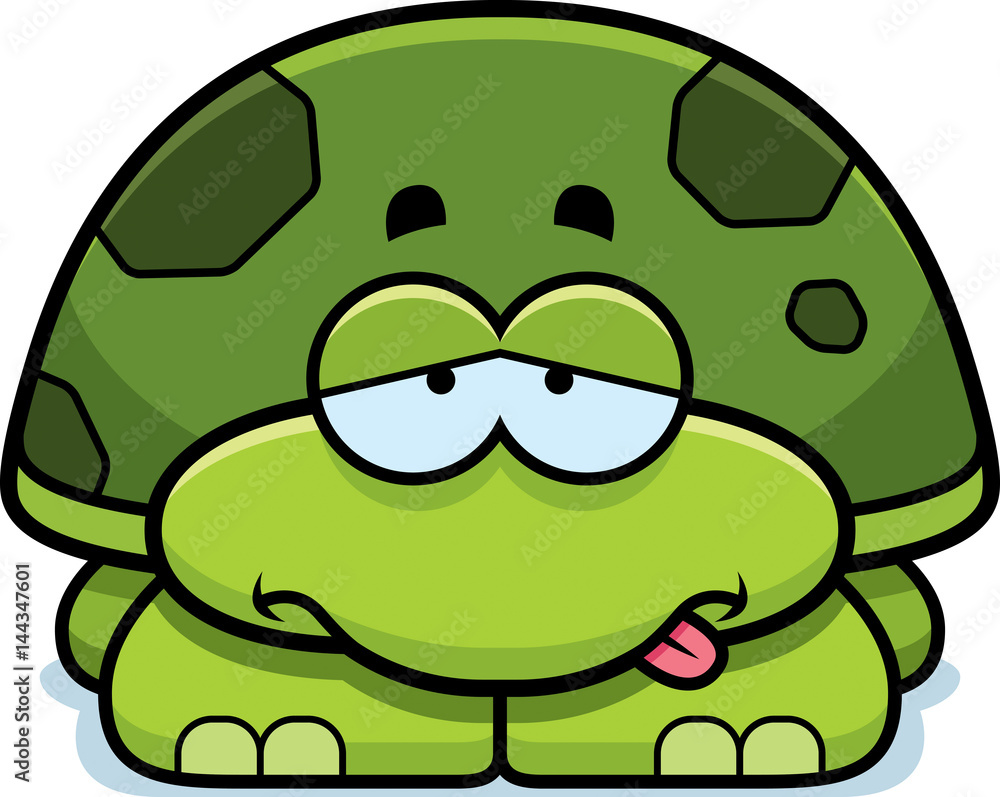 Fototapeta premium Sick Little Turtle