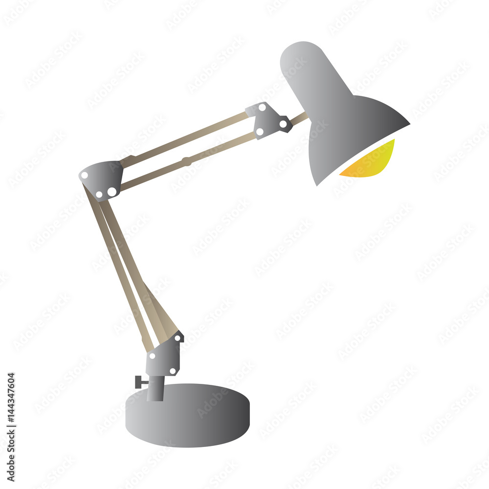 Isolated lamp on a white background, Vector illustration Isolated lamp on a white background, Vector illustration