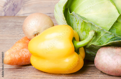 Vegetables. Fresh vegetables. Colorful vegetables background.