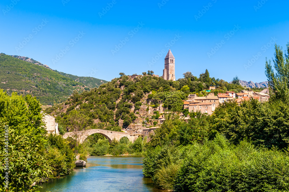 Village d'Olargues, Hérault, Occitanie, France