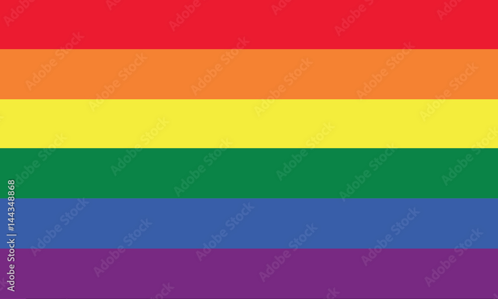vector of rainbow flag or LGBT flag